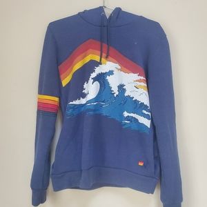 Aviator Nation Wave Pullover Hoodie